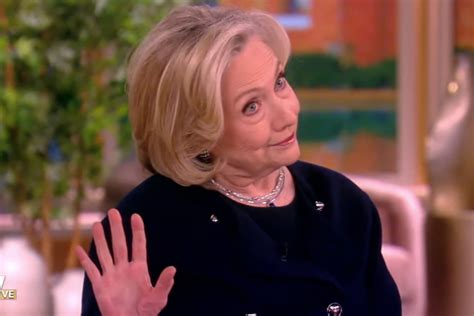 Hillary Clinton Tells The View Trump Winning Would End The Country