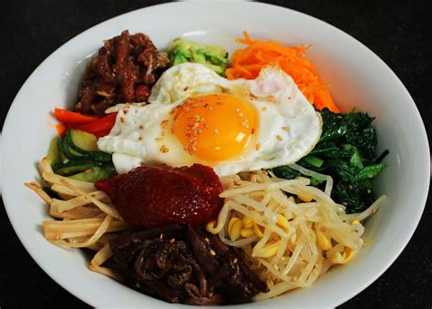 Korean restaurants asian restaurants restaurants. Bibimbap (Mixed rice with vegetables) recipe - Maangchi.com