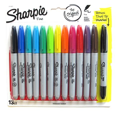 Sharpie ultra fine point permanent markers, assorted colors 8 count arts crafts. Sharpie Fine Point Markers Black, Blue, Aqua, Turquoise ...