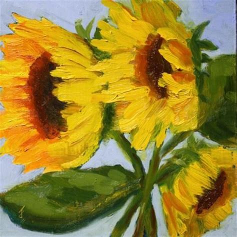 Sunflower Surprise Original Fine Art For Sale Jane Frederick