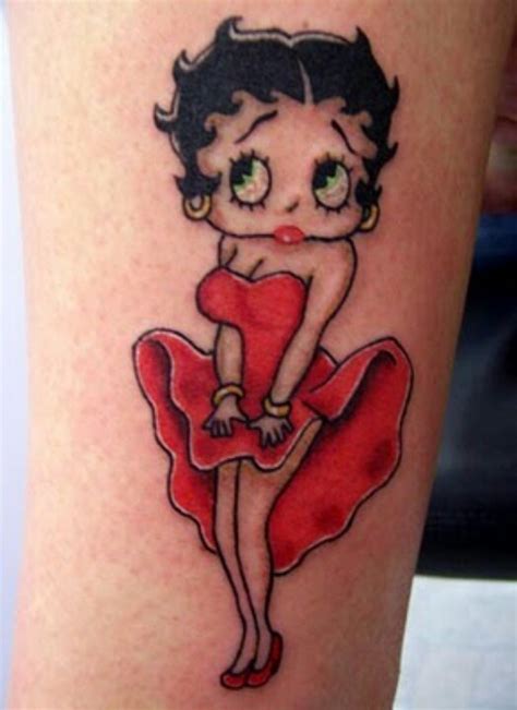 Betty Boop Tattoo Betty Boop Tattoos Cartoon Tattoos Betty Boop