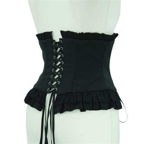 Lace Up Frill Corset By Sheglit