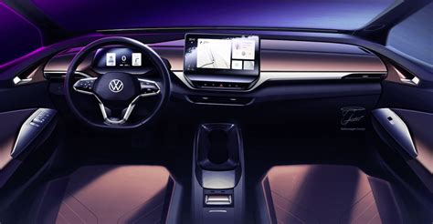Volkswagen Offers Early Look At Id4 Evs Interior The Detroit Bureau