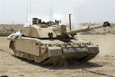 Challenger 2 Main Battle Tank Near Basra Iraq Battle Tank British