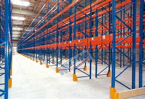 Blue Orange Industrial Galvanised Pallet Racking Shelves Material