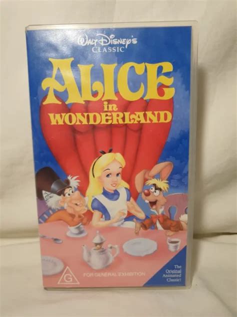 ALICE IN WONDERLAND VHS New And Sealed Tape Walt Disney Video Tape