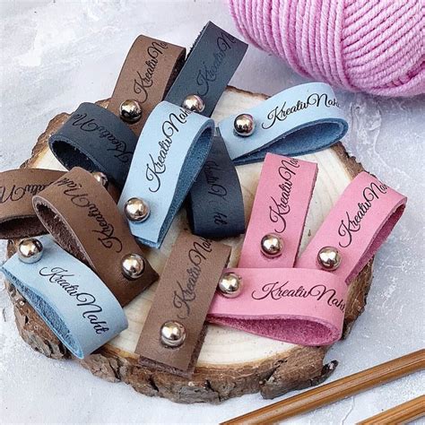 Rivet Leather Labels Custom Leather Labels Personalized Etsy