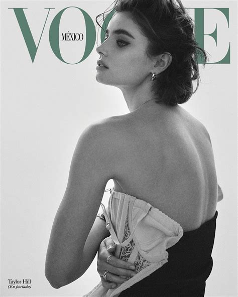 Taylor Hill Retro Fashion Editorial 2021 Cover Vogue Mexico