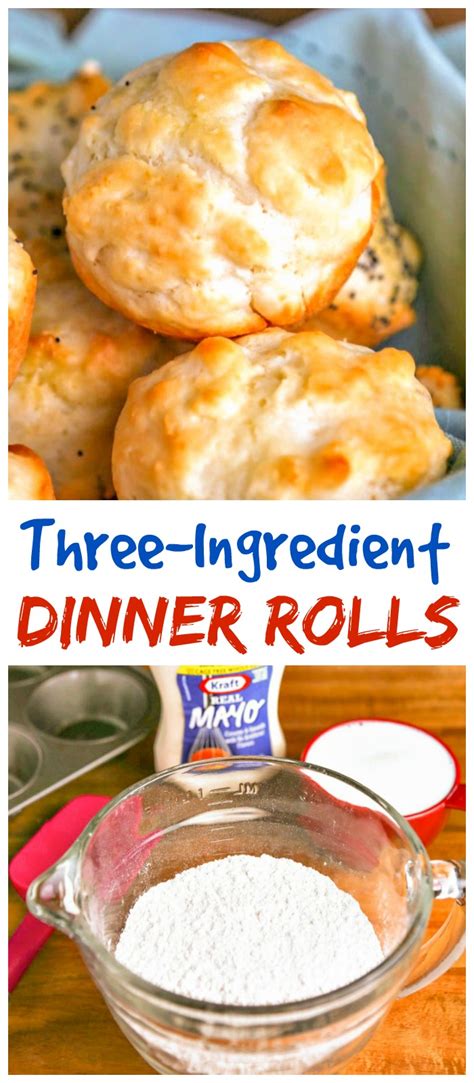 They have 3 secret ingredients that make them cotton soft. No Yeast Dinner Rolls - The Weary Chef