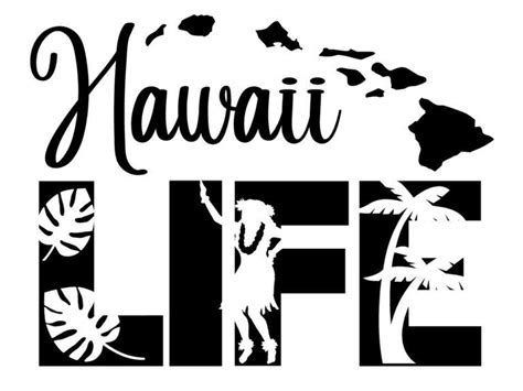 Free Hawaii Svg File The Crafty Crafter Club
