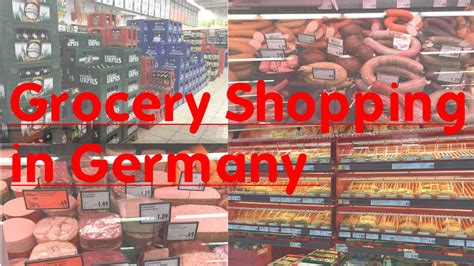 Grocery Shopping In Germany Episode 2 Youtube