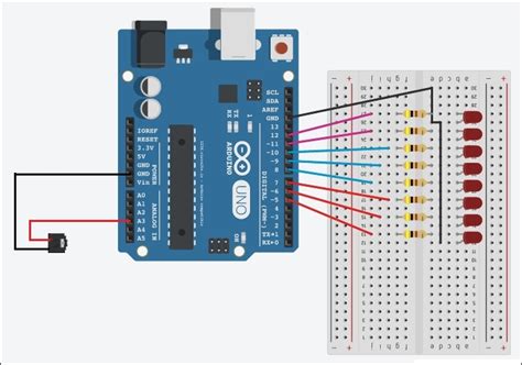 Developing An Led Christmas Tree Arduino Blink Blueprints