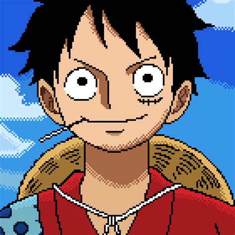 Pixilart One Piece Luffy Wano Anime Pixel Art Pixel Art Design Images