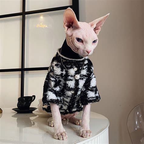 Hairless Cat Clothes Sweater For Cat Sphynx Cat Clothes Luxury Etsy
