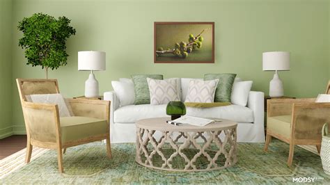 inspirasi ruang tamu hijau  desain minimalis hingga klasik
