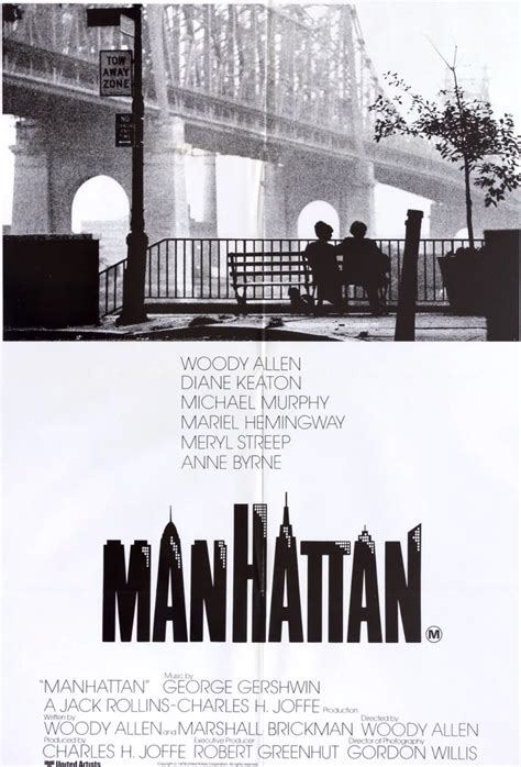 Manhattan 1979 Woody Allen Original Vintage Film Poster
