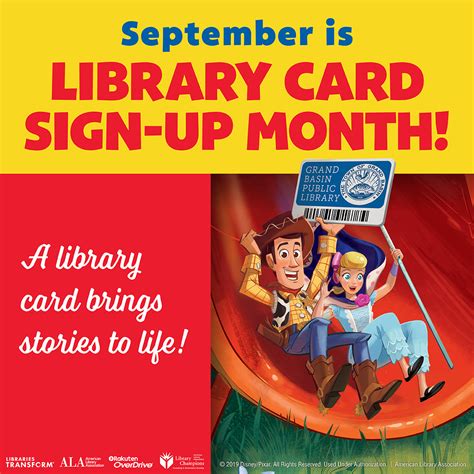 September Is Library Card Sign Up Month North Branford Libraries