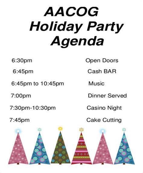 Encourage the guests to participate in large numbers. FREE 42+ Agenda Templates in PDF