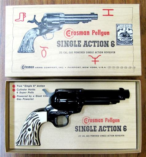 Crosman Single Action 6 Sa6 Crosman Air Pistols Vintage Airguns