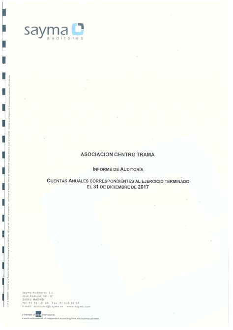 Carrete Violencia Dedicar Informe De Auditoria 2017 Capacidad Voltaje