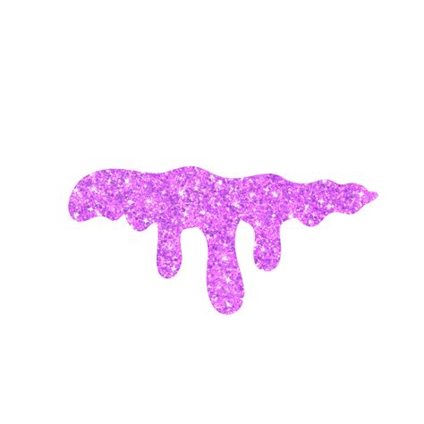 Purple Glitter Dripping 13528675 Png