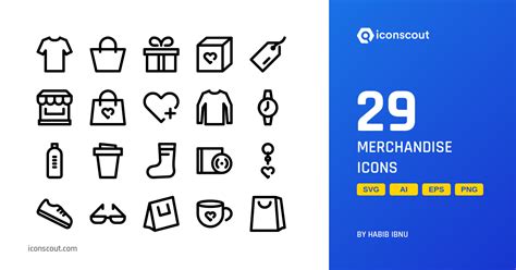 Download Merchandise Icon Pack Available In Svg Png And Icon Fonts