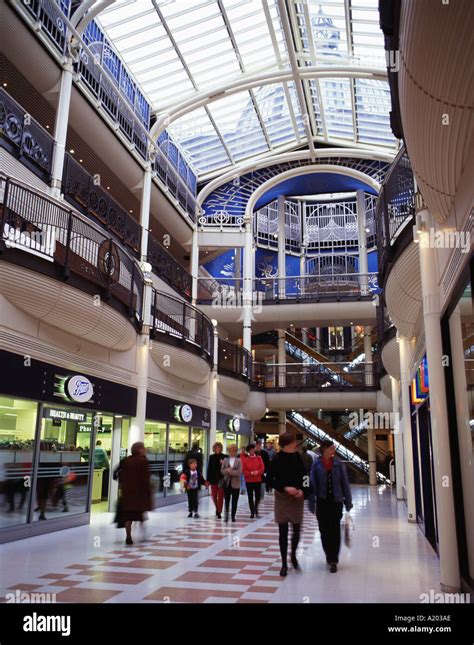 Interior Of Monument Mall Shopping Centre Blackett Street Newcastle