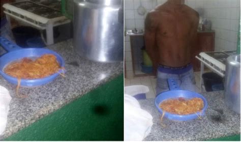 Homem Invade Escola Para Furtar Merenda Preso Fazendo Sopa