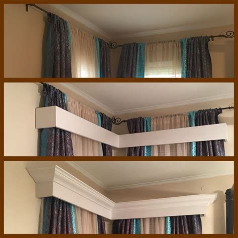 How To Build Window Curtain Boxes Using Crown Molding Windowdressing