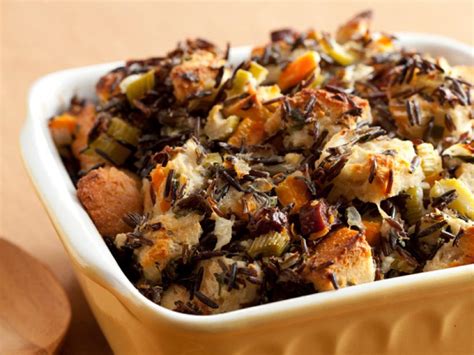 Sage, sausage and apple dressing recipe. Wild Rice and Goat Cheese Dressing Recipe | Bobby Flay ...