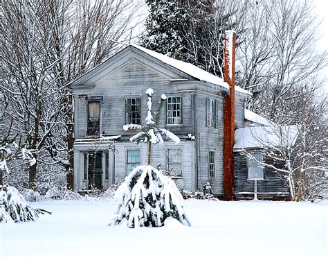 Winter Farm House Photograph By Scot Kavanaugh