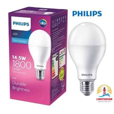 Philips led bulbs save up to 85% of energy without sacrificing light output and quality. Lampu Led Bulb 14.5W Philips LED 14.5 Watt 14W E27 Putih ...