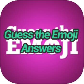 Guess the Emoji Answers | Guess the emoji answers, Guess the emoji, Emoji answers