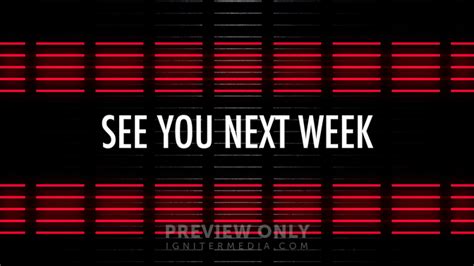 Neon See You Next Week Title Graphics Visual Media Church