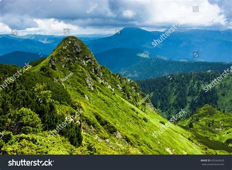 Beautiful Summer Carpathian Landscape Carpathian Mountains