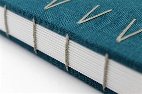 Large Coptic Bound Linen Journal By Kaija Rantakari Bookbinding Book