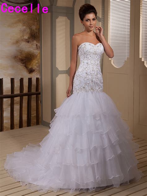 Find a great selection of lace wedding gowns at pronovias. 2019 Real Images Sparkle Mermaid Wedding Dresses Gowns ...