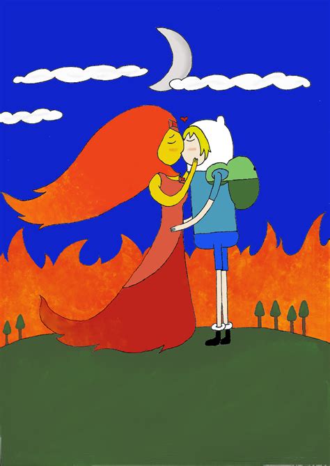 Finn And Flame Princess By Artsyava On Deviantart
