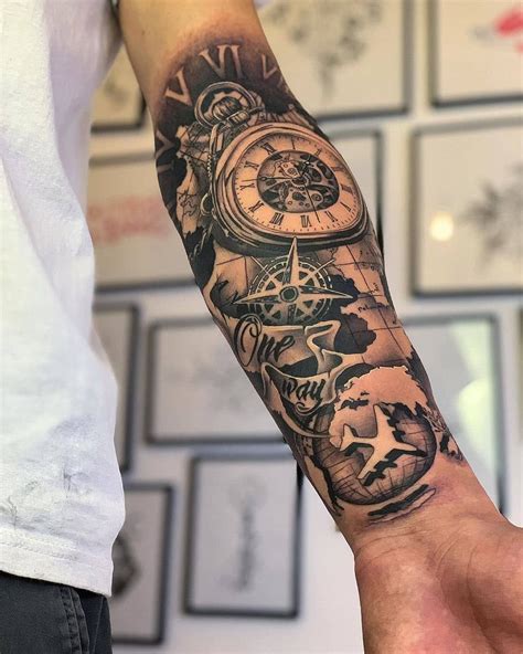 Half Sleeve Tattoos For Men Lower Arm