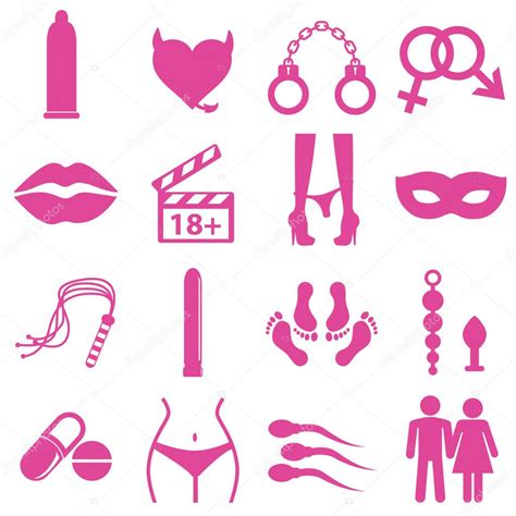 sex icons set — stock vector © royalty 53461729