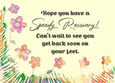 Wishing you speedy recovery, my dear. Get Well Wishes For Speedy Recovery - WishesMsg