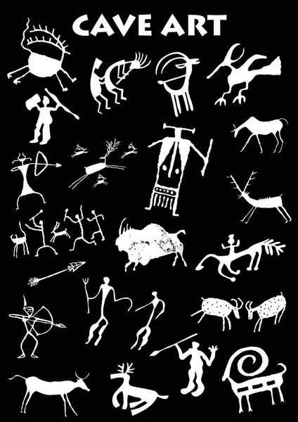 Cave Painting Seamless Pattern Stock Vector Image By ©colorvalley 8849956