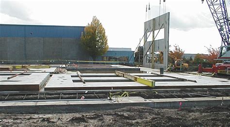 Manufacturers and safety standards recommended to lay a concrete slab for your shed's base. Tilt up | Wiki | Everipedia
