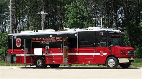Mobile Command Unit Fire Rescue Fire Trucks Montgomery County