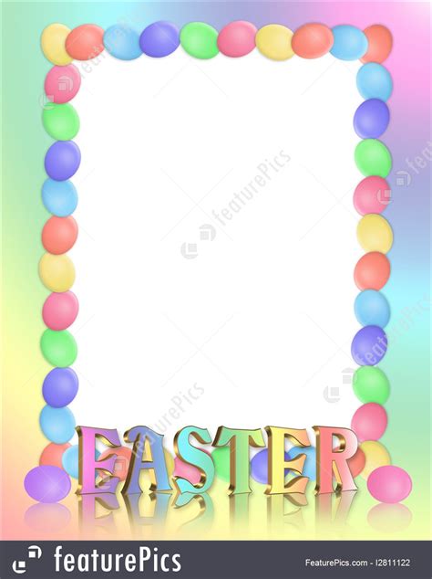 Easter borders free | wallpapers gallery. Easter Border Eggs Illustration