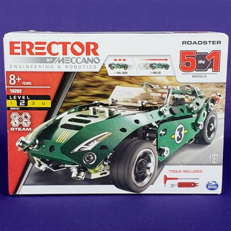 Erector Meccano 18202 Roadster 5 In 1 Model Set For Sale Online Ebay
