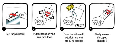 How To Apply How To Remove A Temporary Tattoo Tattooicon
