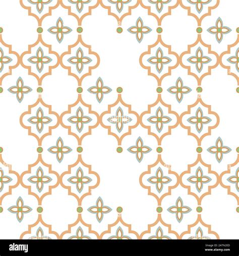 Oriental Tile Disrupted Seamless Pattern Arabic Moroccan Ceramic Tiles