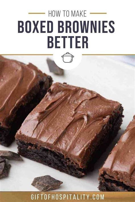 8 Ways To Make Boxed Brownies Better Brownie Mix Recipes Boxed