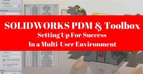 Solidworks Pdm And Toolbox How To Set Up For A Multi User Environment